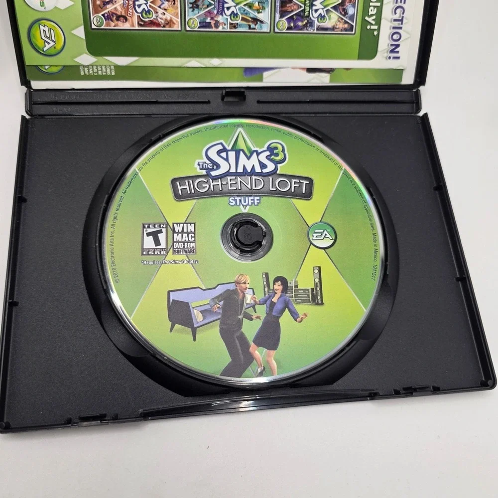 EA The Sims 3 Starter Pack PC Mac Green Late Night High-End Loft Bundle